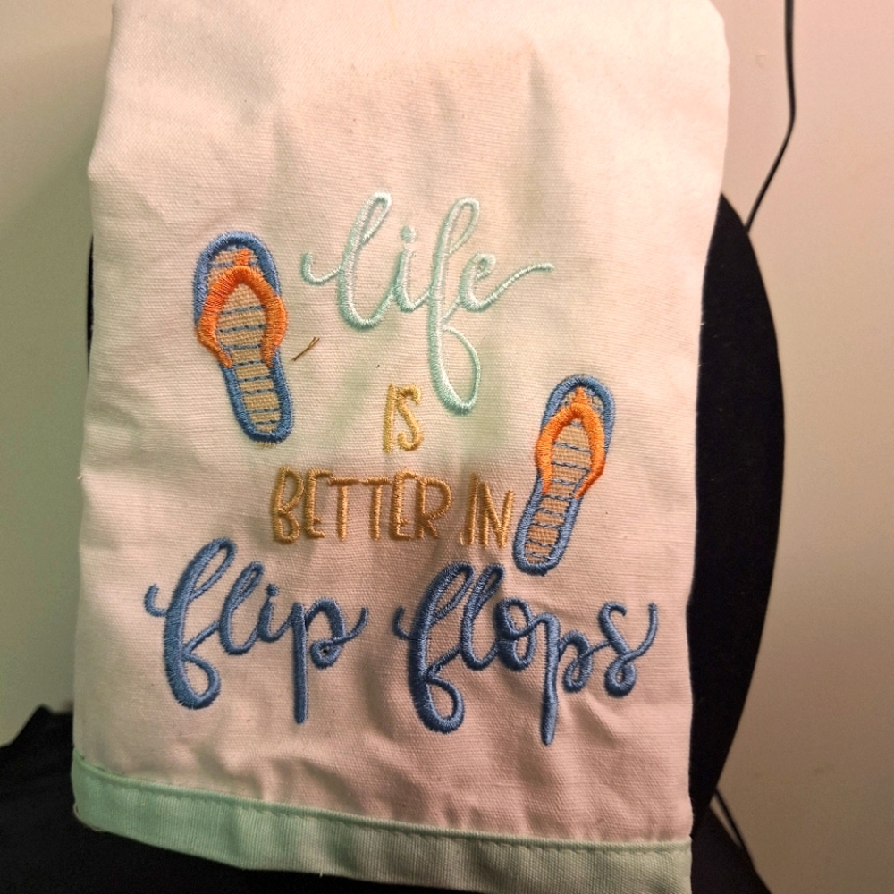 Towel "Life is Better In Flip Flops"